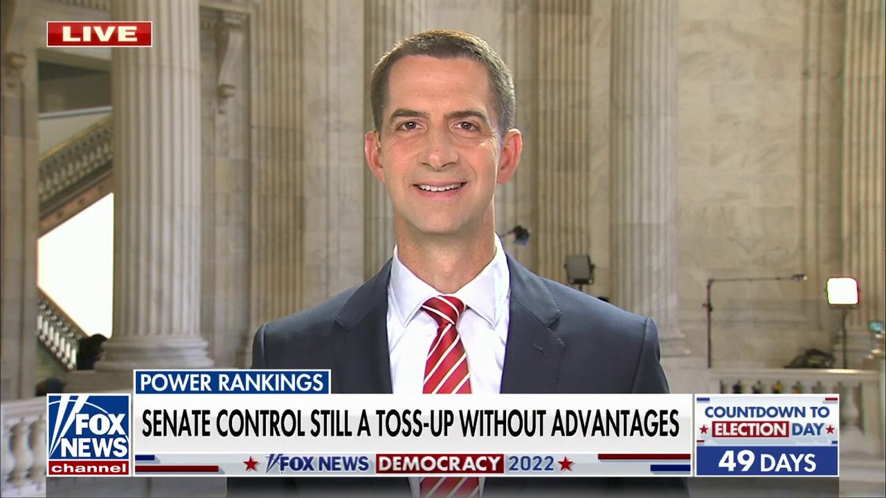 Tom Cotton 'confident' Republicans will regain control of House and Senate