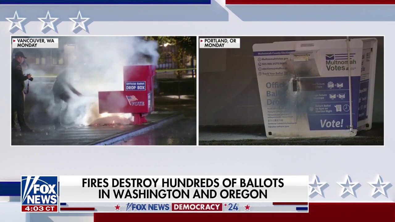 Hundreds of ballots destroyed after being set on fire in Washington, Oregon