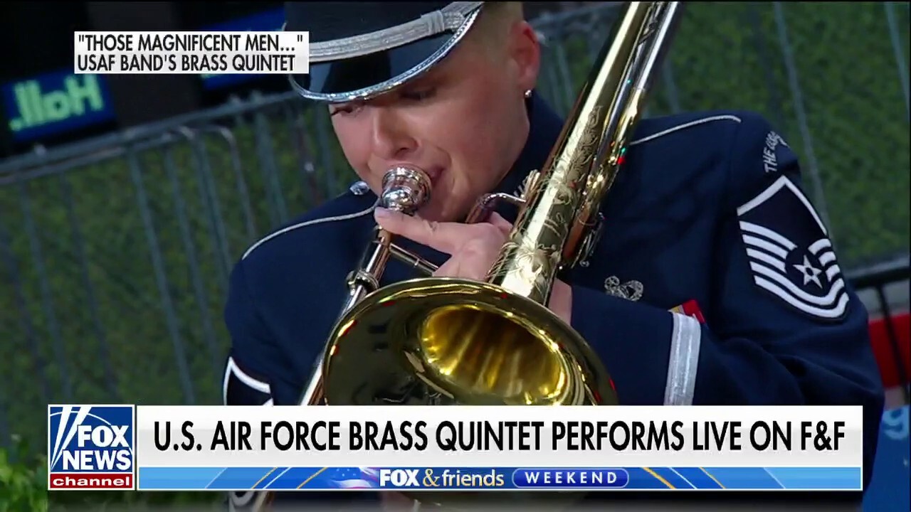 US Air Force Brass Quintet performs 'Those Magnificent Men'