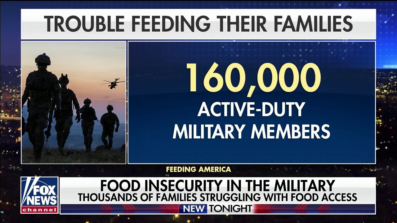 Military families struggling with food insecurity
