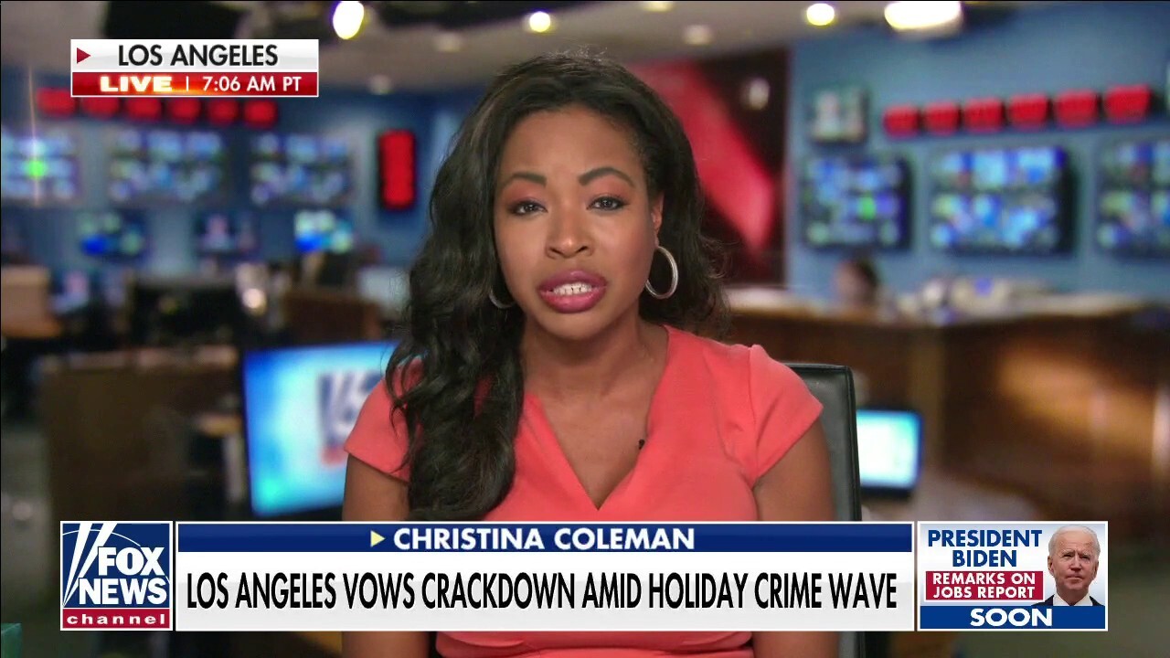Los Angeles vows crackdown amid holiday crime wave