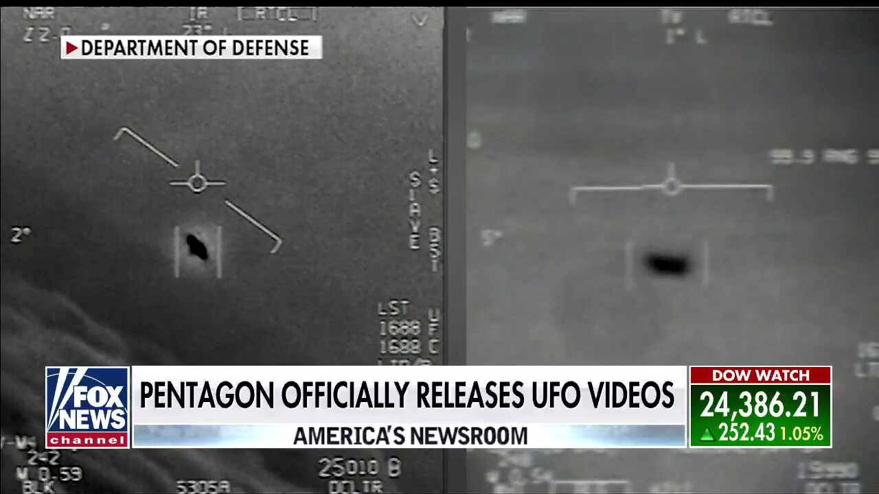 Real-time video shows military encounters with UFO's
