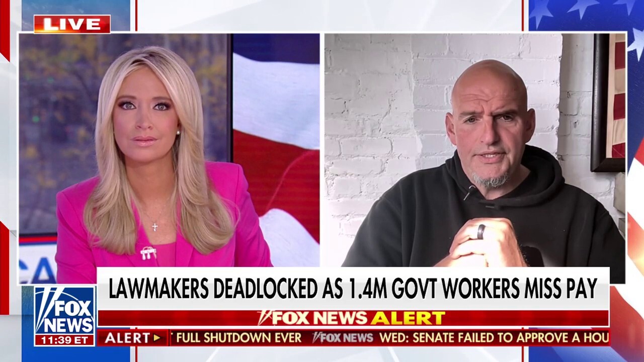 Sen. John Fetterman, D-Pa., joins ‘Saturday in America’ to discuss the failed vote to pay federal workers amid the ongoing government shutdown and backlash from both parties.
