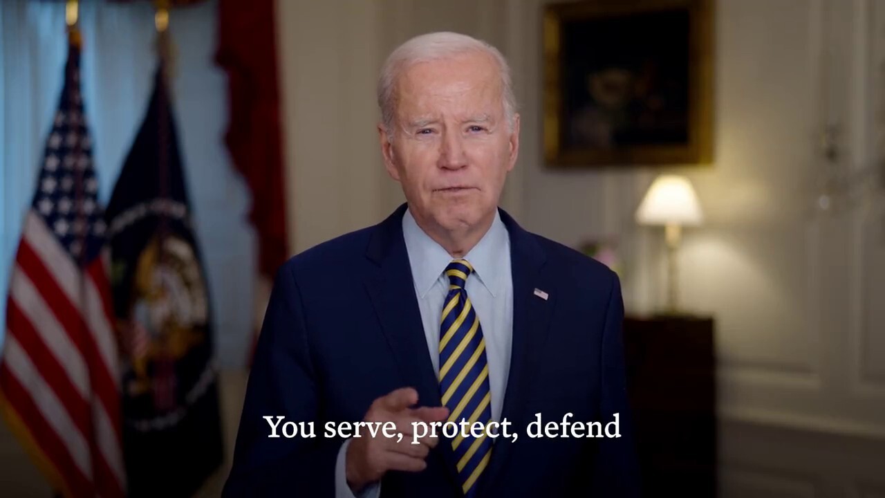 Biden pushes gun control in video statement honoring National Police Week 