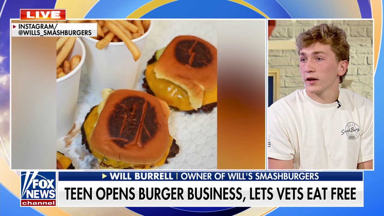 Long Island teen gives back to veterans with smashburger business 
