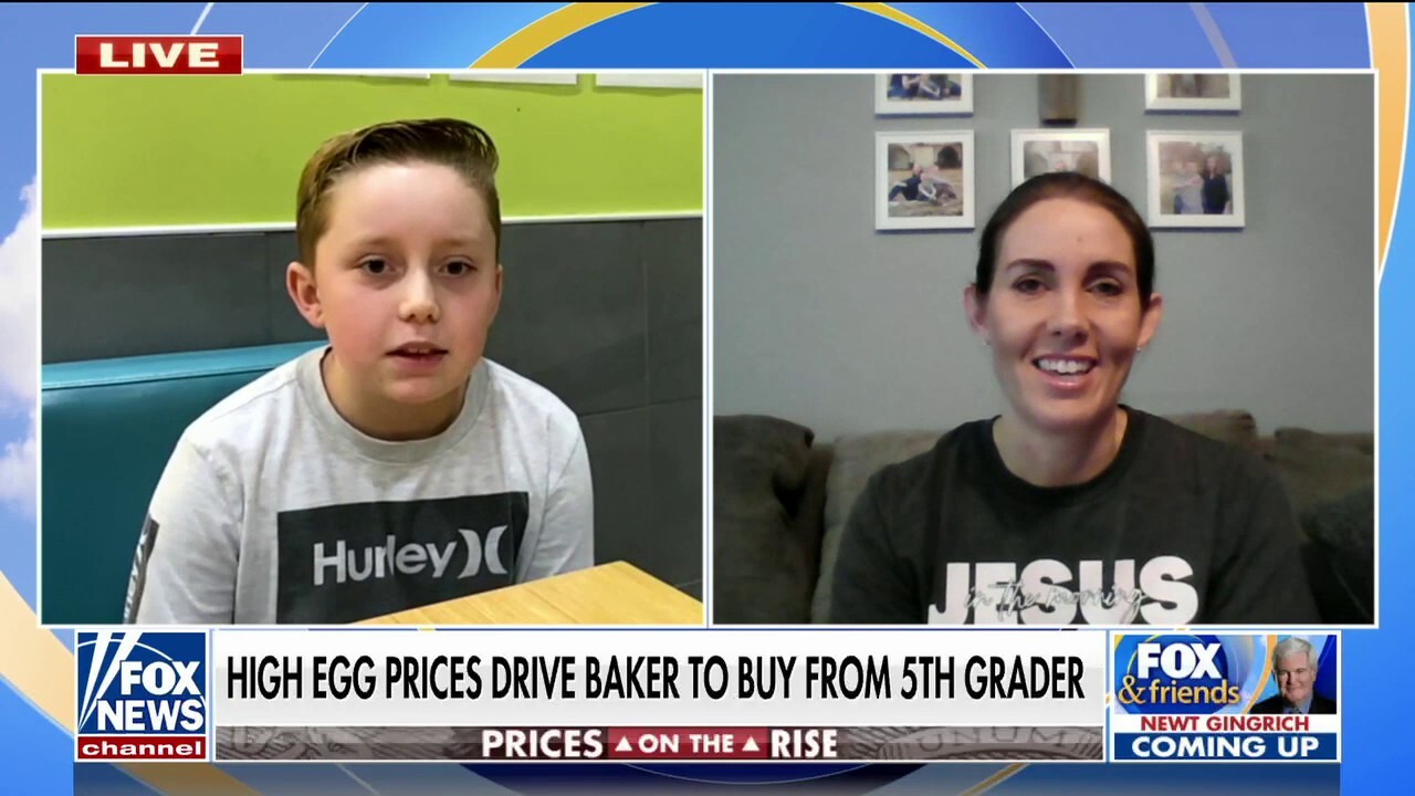 North Carolina bakery relies on kid entrepreneur to help save on egg costs