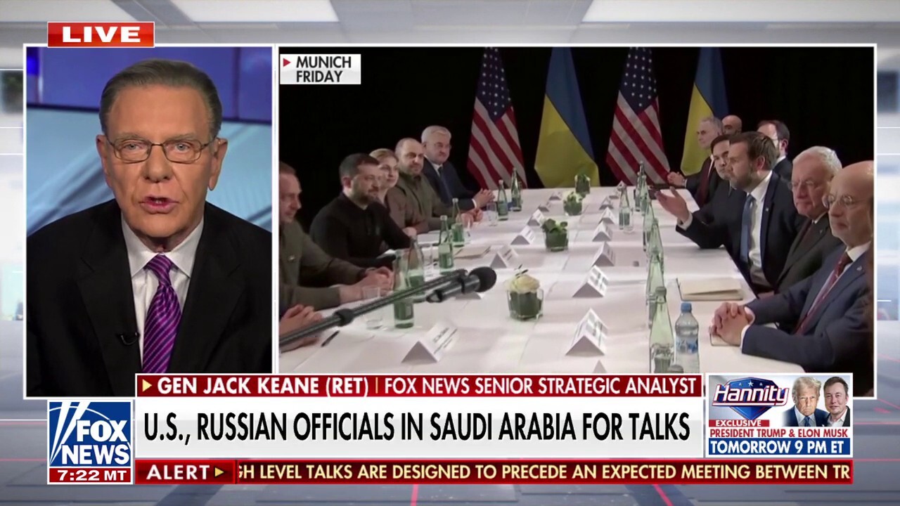 Gen. Jack Keane: Putin has 'unrealistic' demands for Ukraine peace deal