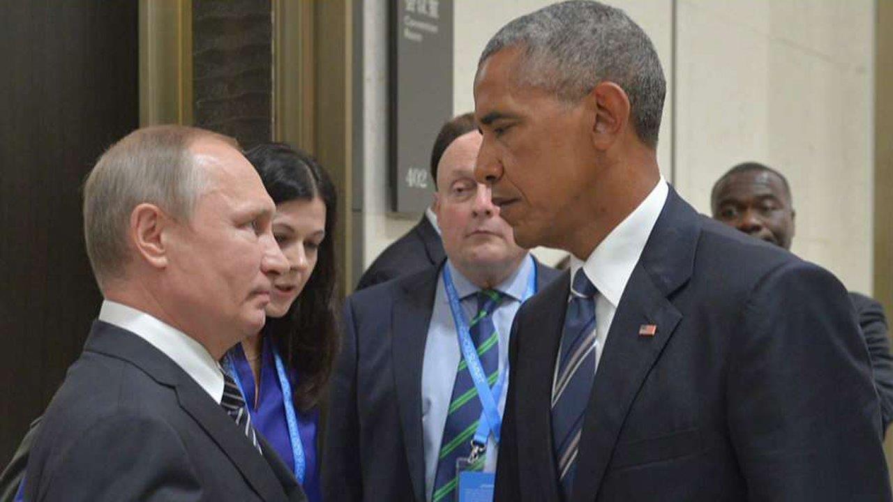 Why did the Obama administration delay Russia sanctions?