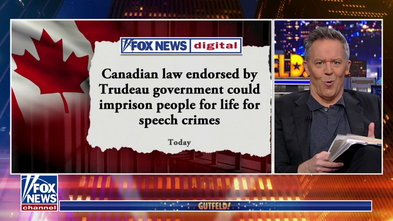 ‘Gutfeld!’ talks proposed Canadian law allowing judges to imprison you for life for speech crimes