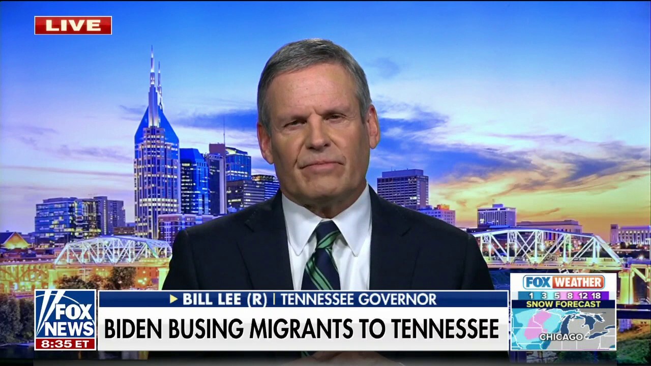Tennessee Gov. Bill Lee says his state is already paying the price as busloads of migrants arrive