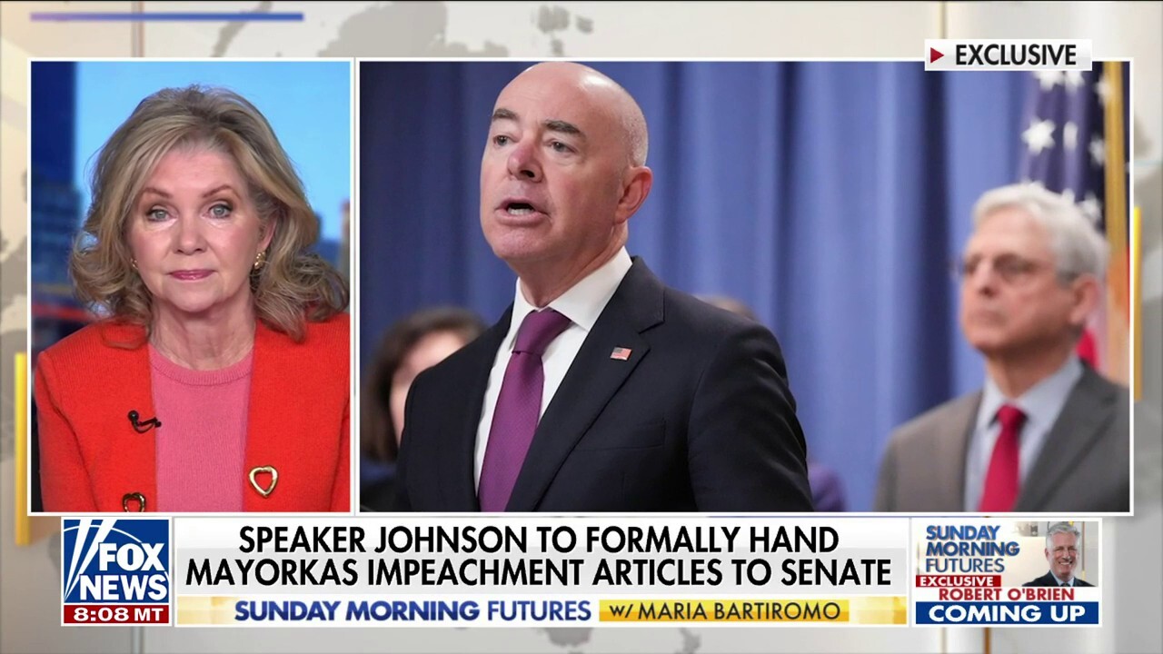 Alejandro Mayorkas should stand for his impeachment trial as instructed by US Constitution: Sen. Marsha Blackburn