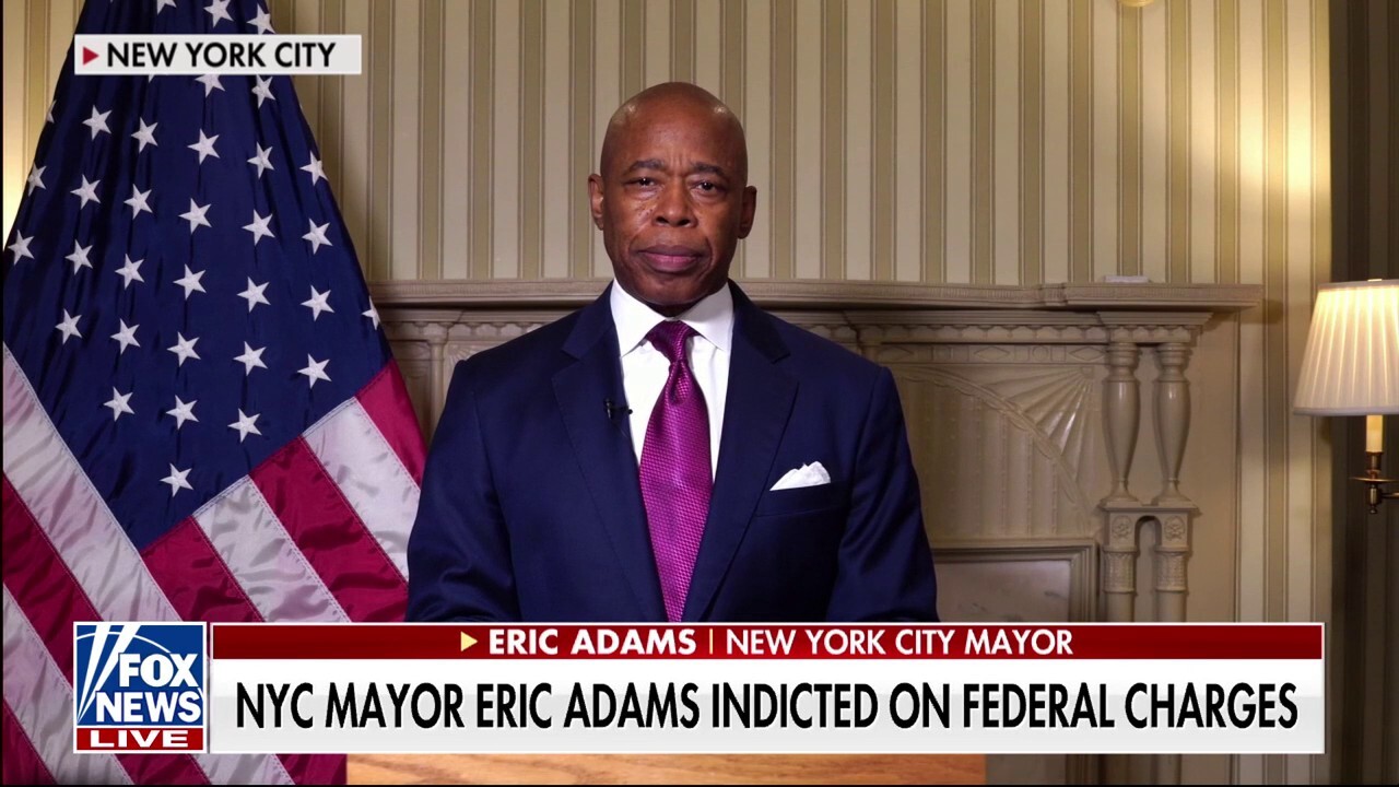 NYC Mayor Eric Adams speaks out after he's indicted on federal charges