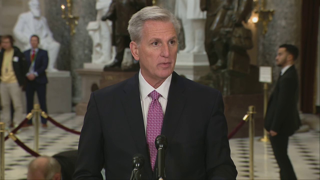 McCarthy takes questions after House removes Ilhan Omar from Foreign Affairs Committee