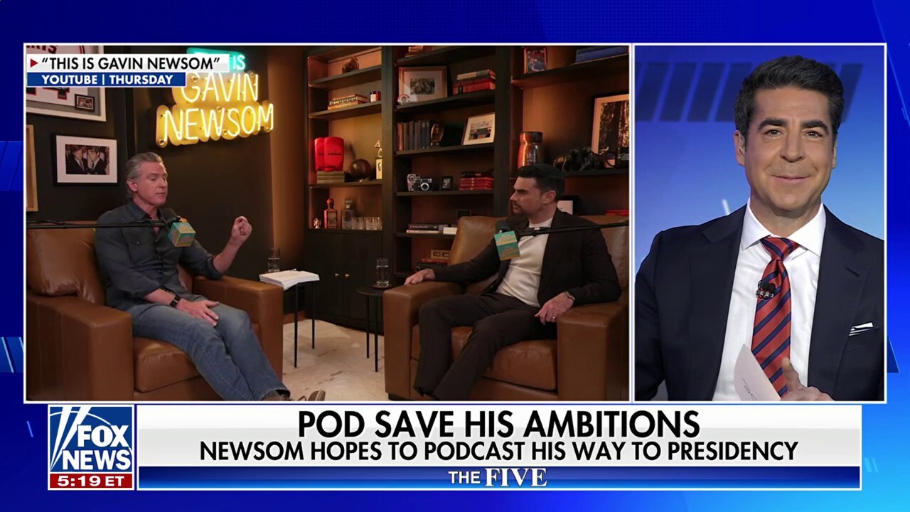 'The Five' co-hosts discuss California Gov. Gavin Newsom's podcast conversation with political commentator Ben Shapiro.