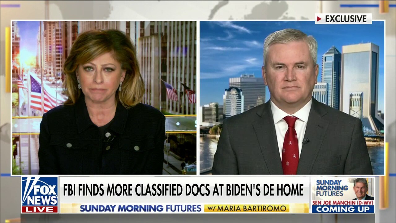Rep. James Comer highlights Biden's classified document scandal as a 'potential coverup' 