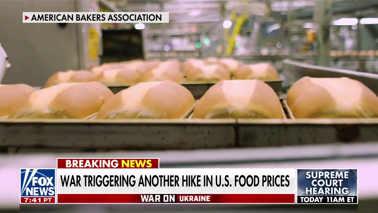 Experts say American shoppers will begin to see higher grocery bills as the war in Ukraine threatens global food supplies.