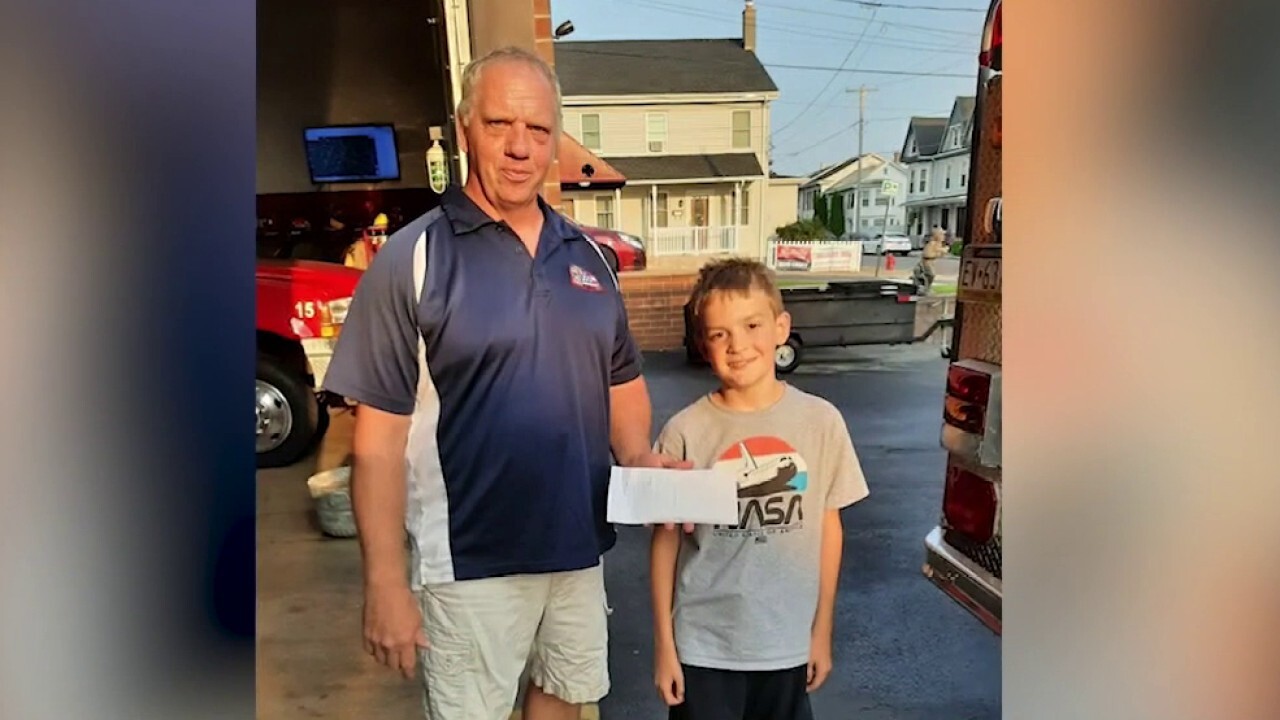 Nine-year-old raises money to help fire dept. buy a new truck