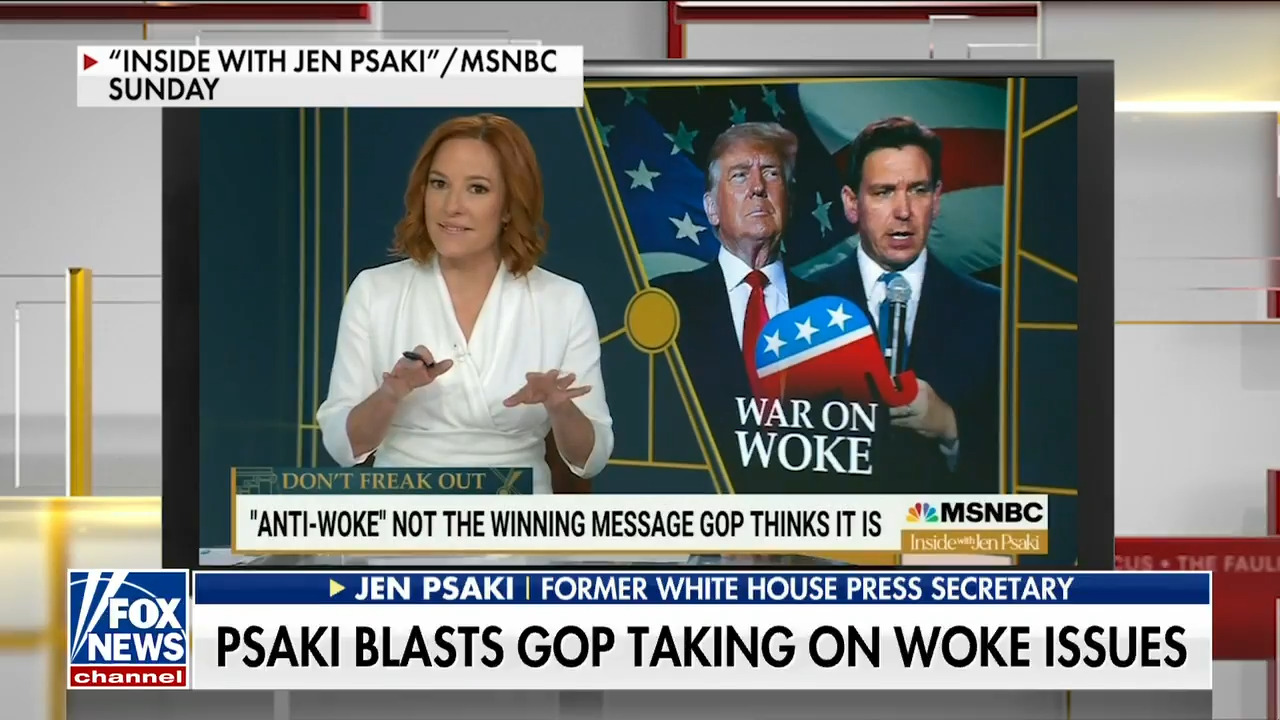 Jen Psaki says GOP focus on 'woke' issues won't work with voters