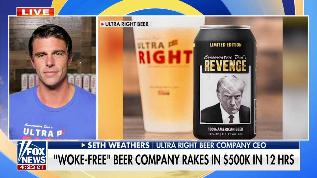 'Woke-free' beer company rakes in $500K in 12 hours from Trump mugshot cans: 'People are at a tipping point'