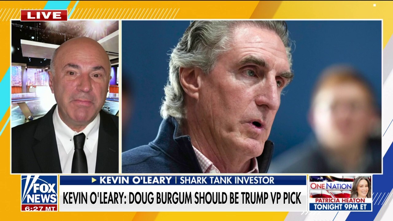 Doug Burgum would be 'terrific' on Trump ticket: Kevin O'Leary
