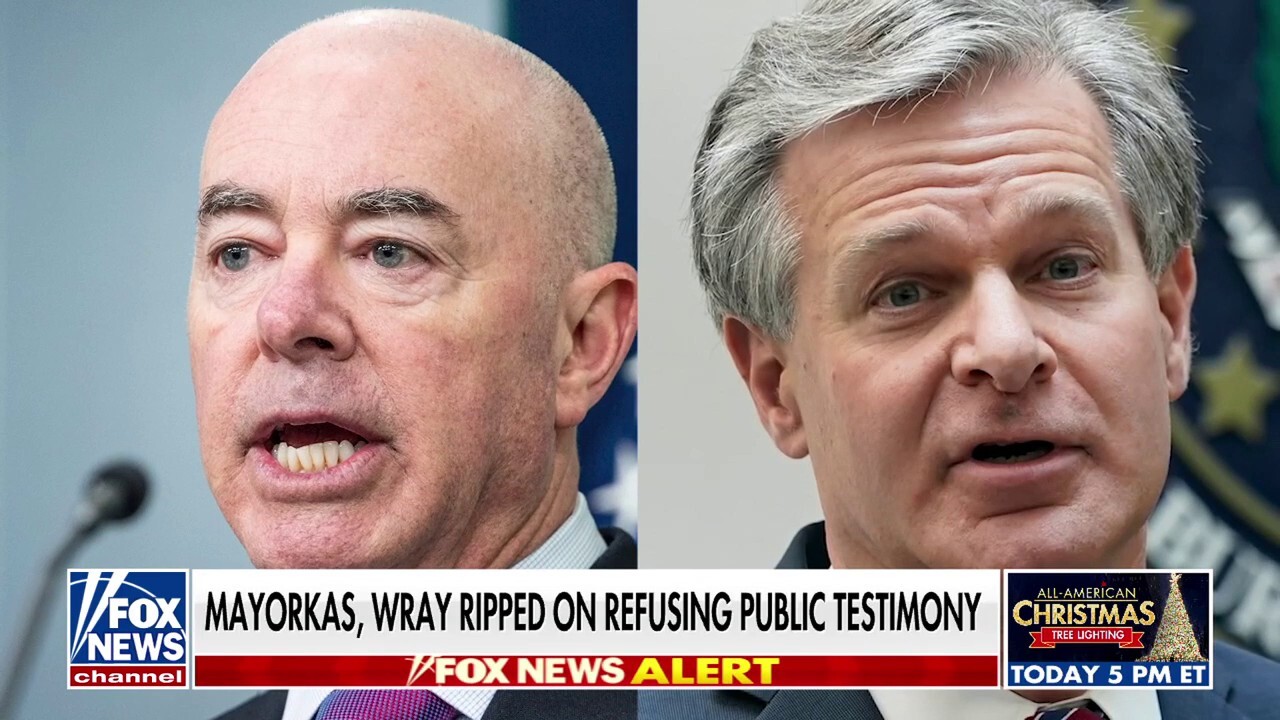 Mayorkas, Wray trigger bipartisan outrage after skipping hearings on threats to US