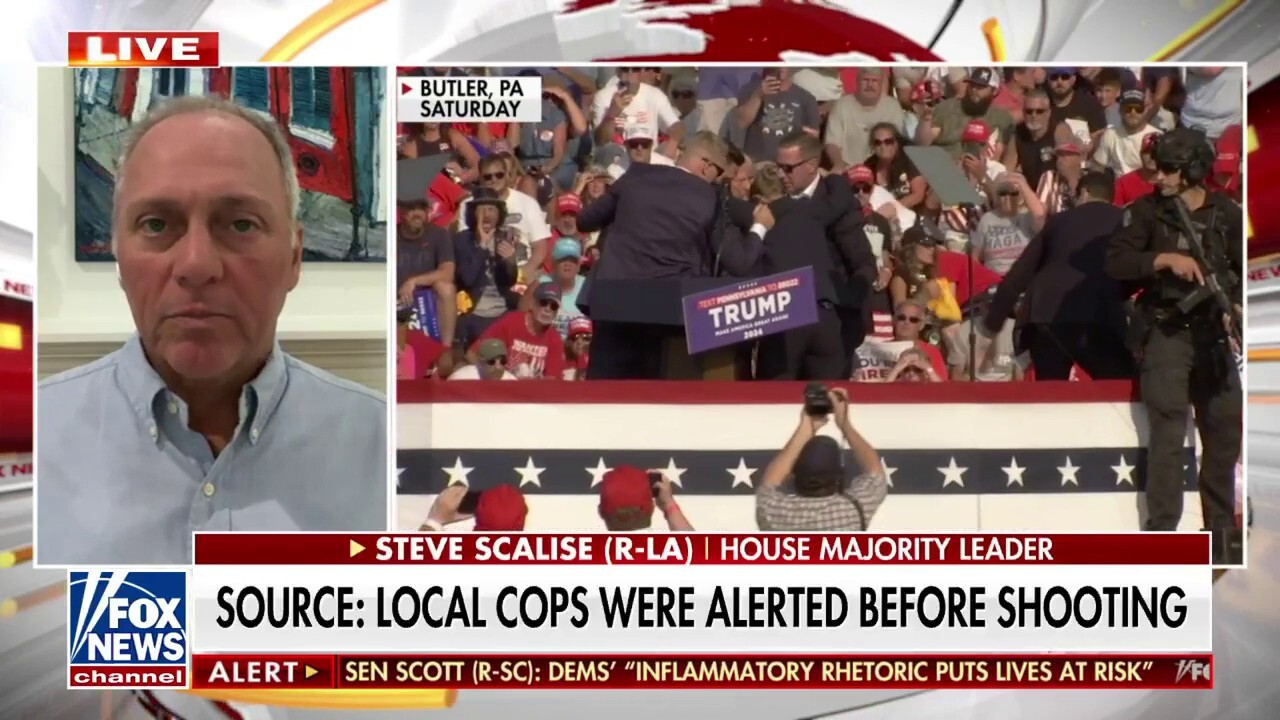 Steve Scalise on attempted Trump assassination: Secret Service will 'have to answer' questions