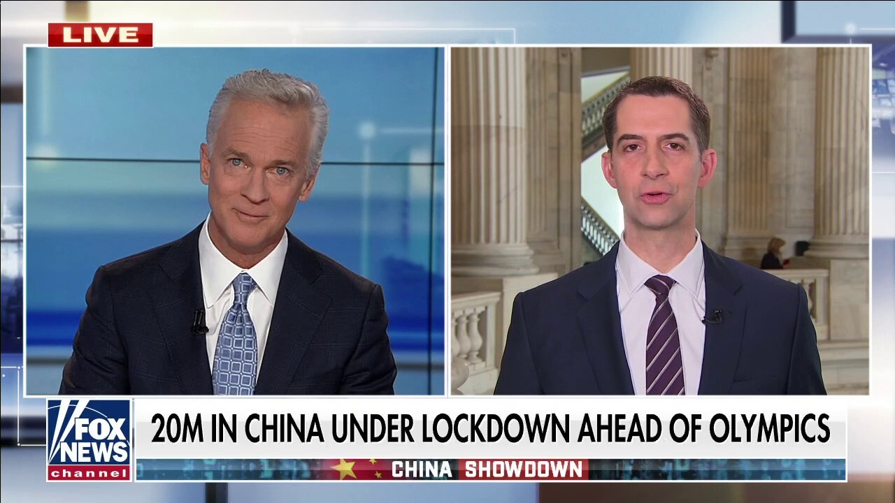 Sen. Tom Cotton: China's promise to offer Olympic athletes internet access a 'joke'