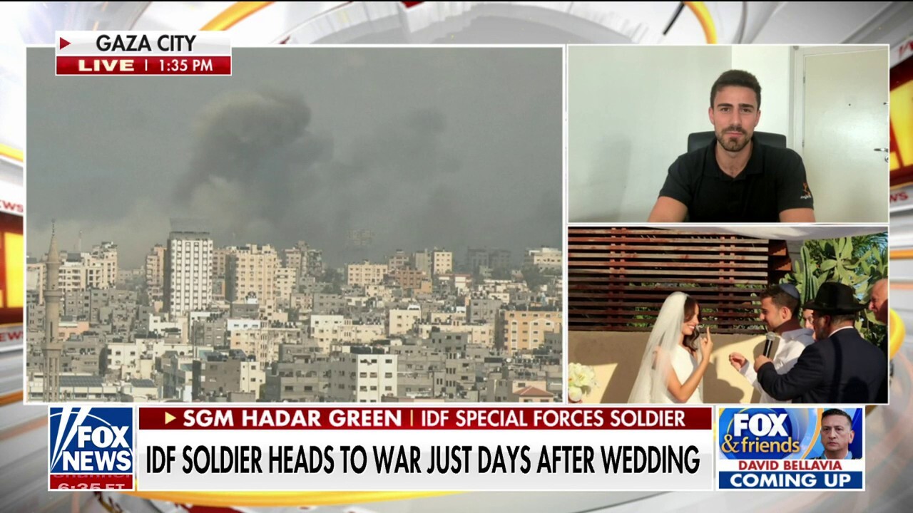 IDF soldier heads to war days after marriage