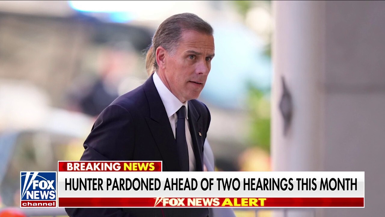 Biden slammed for pardoning son Hunter after vowing he wouldn't 