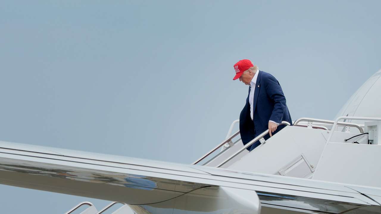 WATCH: President Trump travels to Washington DC area