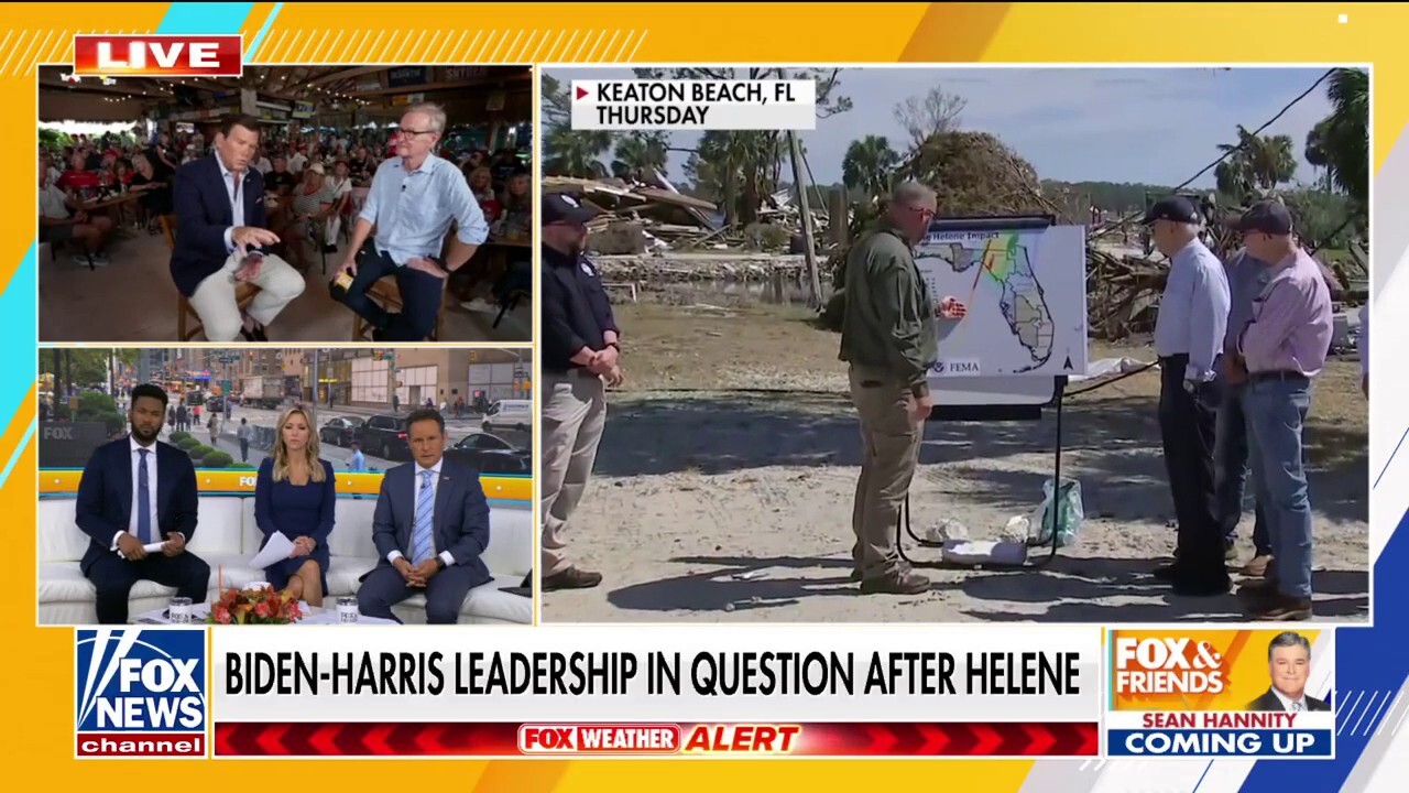 'Special Report' anchor Bret Baier joined 'Fox & Friends' to discuss the Biden admin's response to Hurricane Helene, a firefighters union refusing to endorse Kamala Harris, the latest on the dockworkers' port strike and the state of the 2024 race.