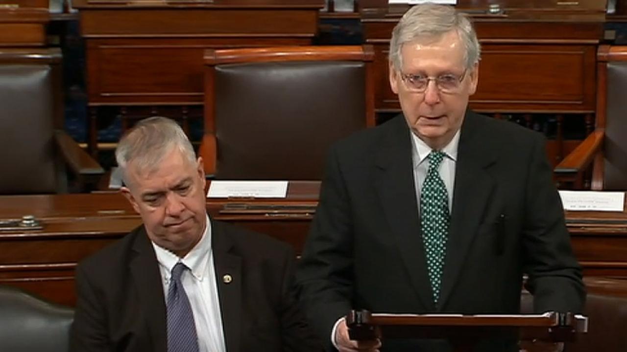 Mitch McConnell gets weepy on Senate floor saying goodbye to departing staffer