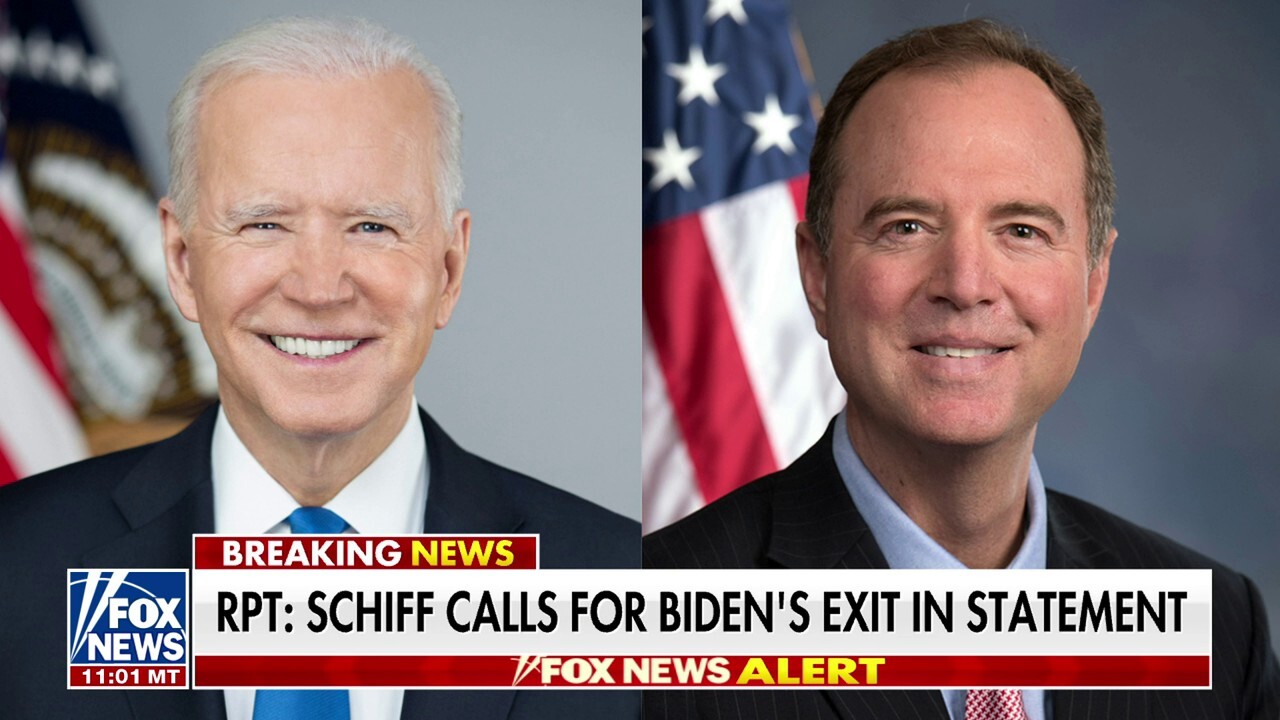 Schiff calls on Biden to drop out: Report