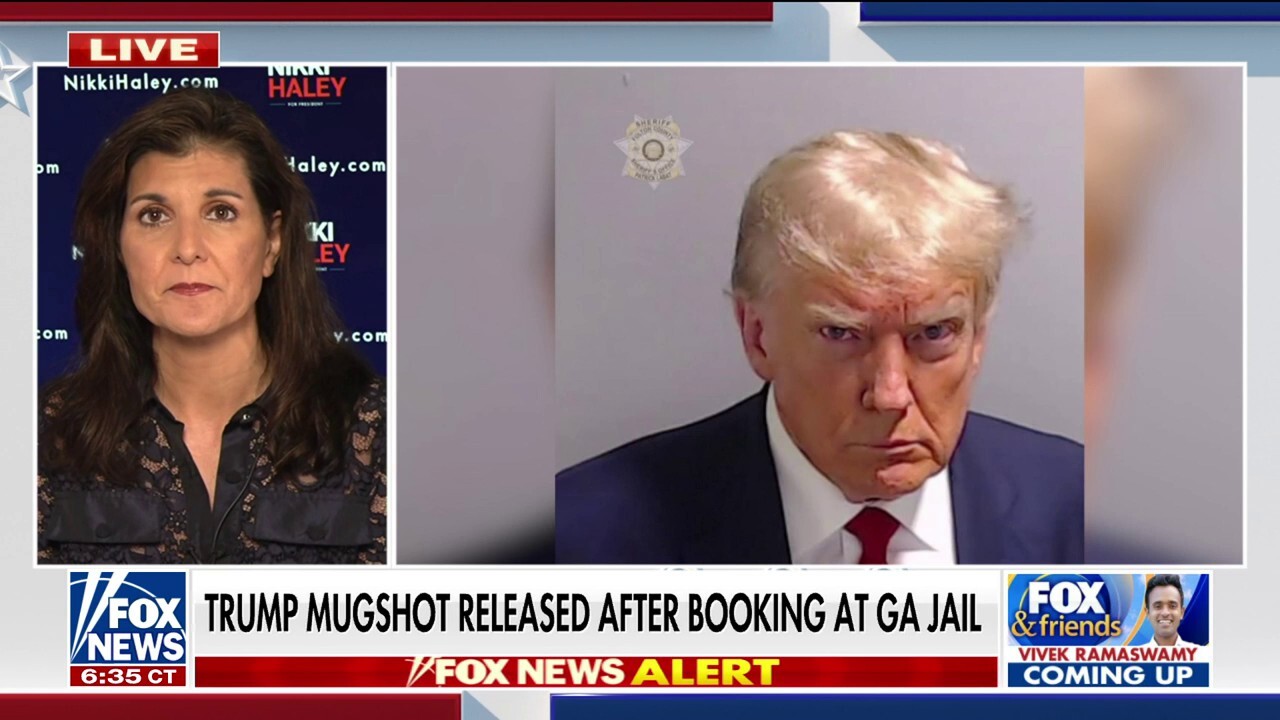 Nikki Haley reacts to Trump mug shot: 'It's a sad day in America'