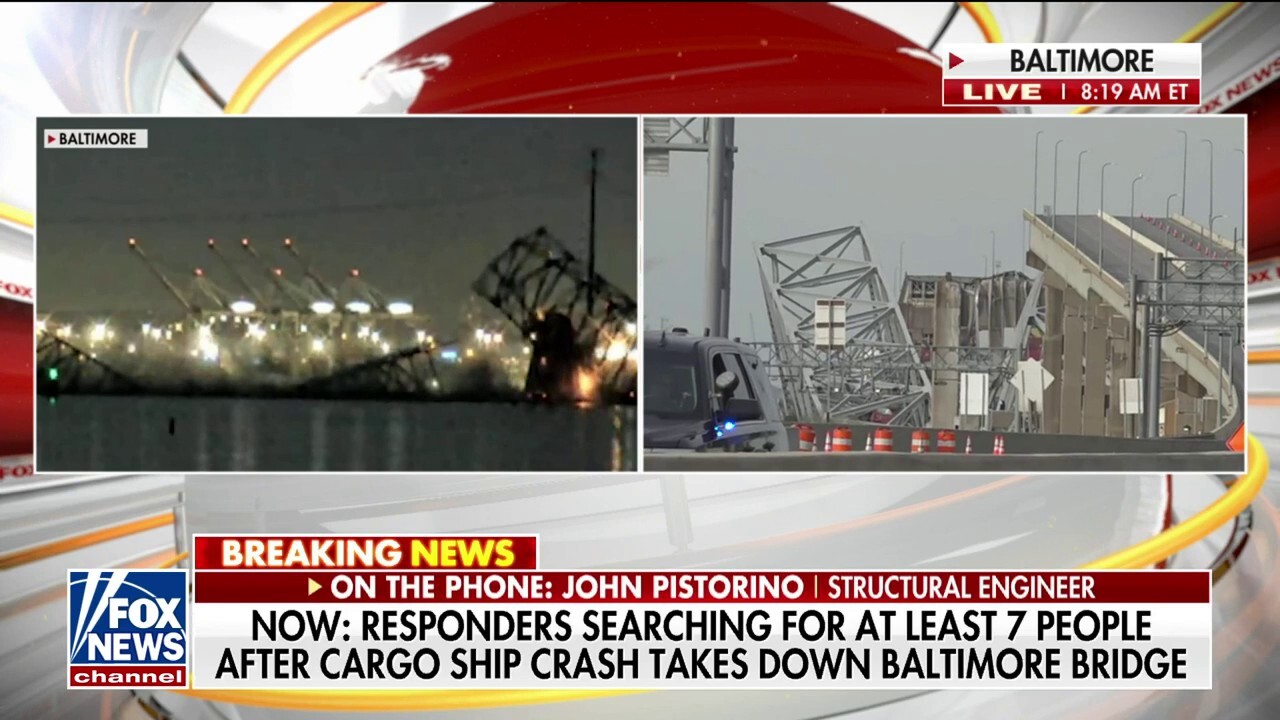 Structural engineer ‘surprised’ cargo ship was able to take down Baltimore bridge