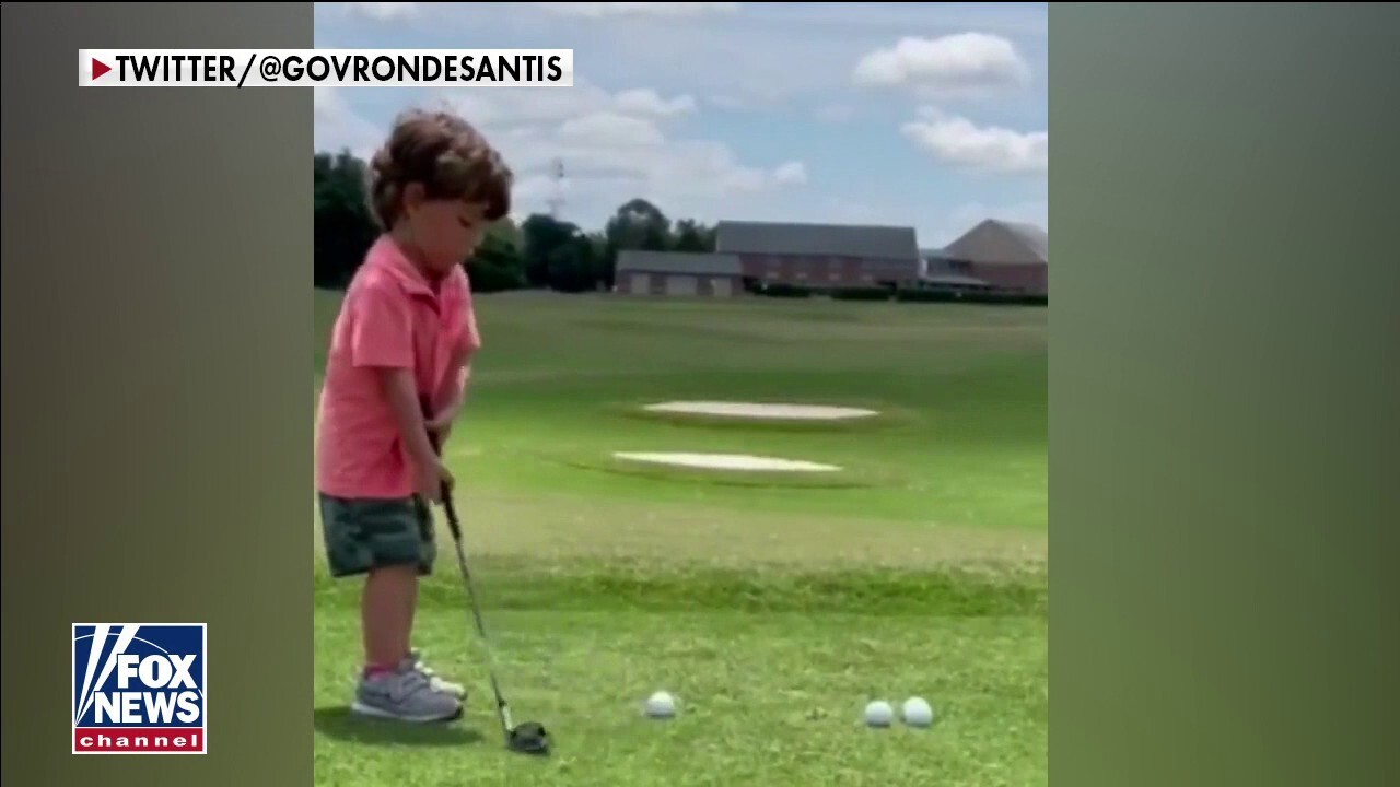 Ron DeSantis on 3-year-old son’s star golf swing: ‘He’s got a great future’