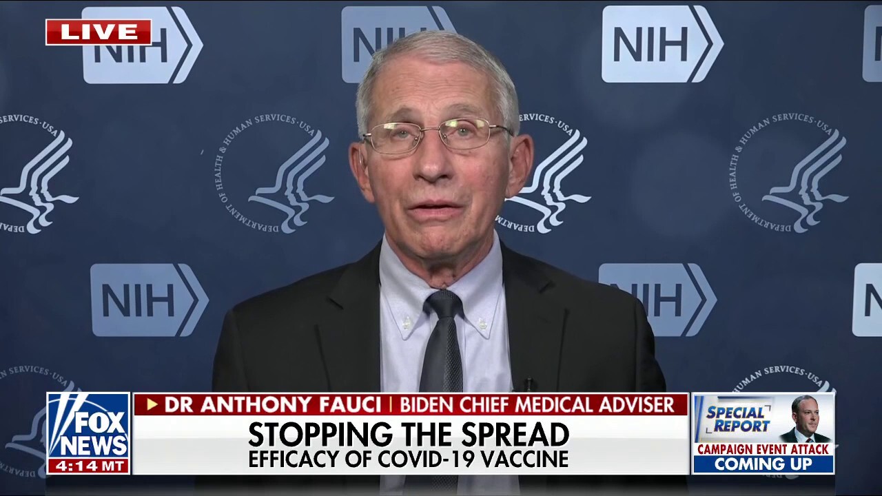 Fauci calls for vaccines that 'protect against infection'