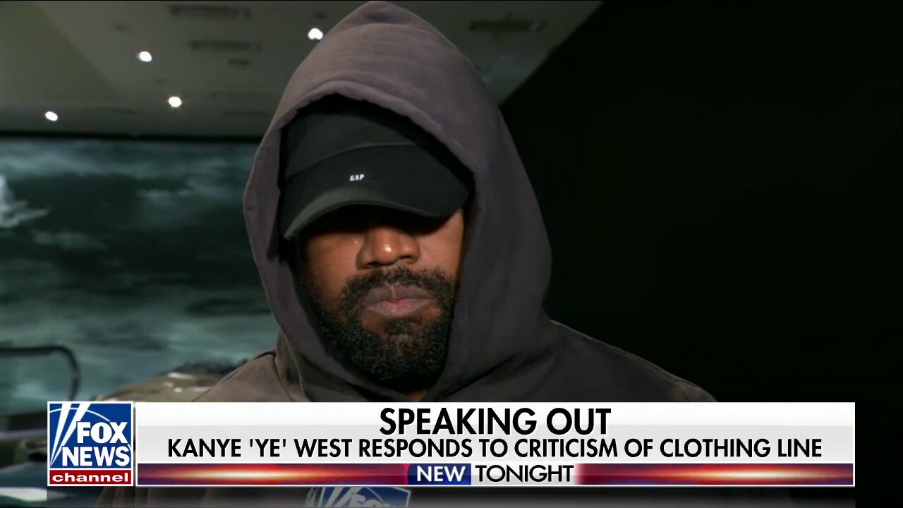Kanye West says 'No, they were not garbage bags'