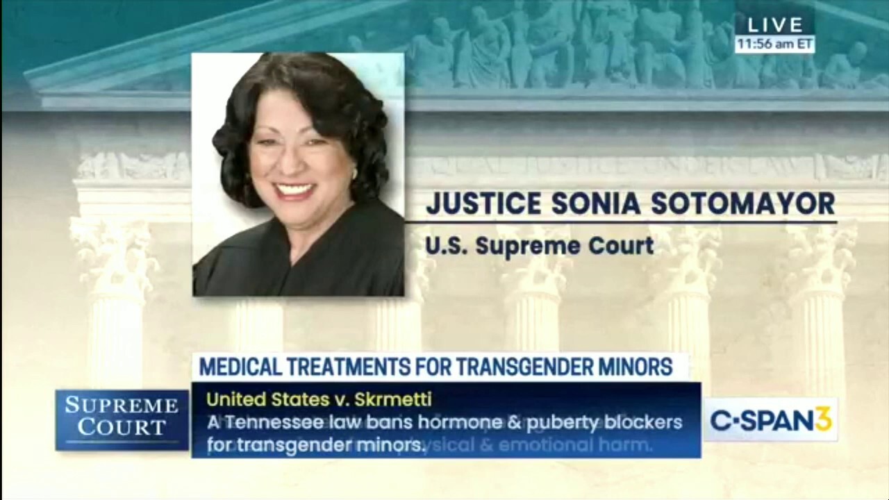 Sotomayor makes Aspirin side effect comparison in question on trans medical procedures during oral argument