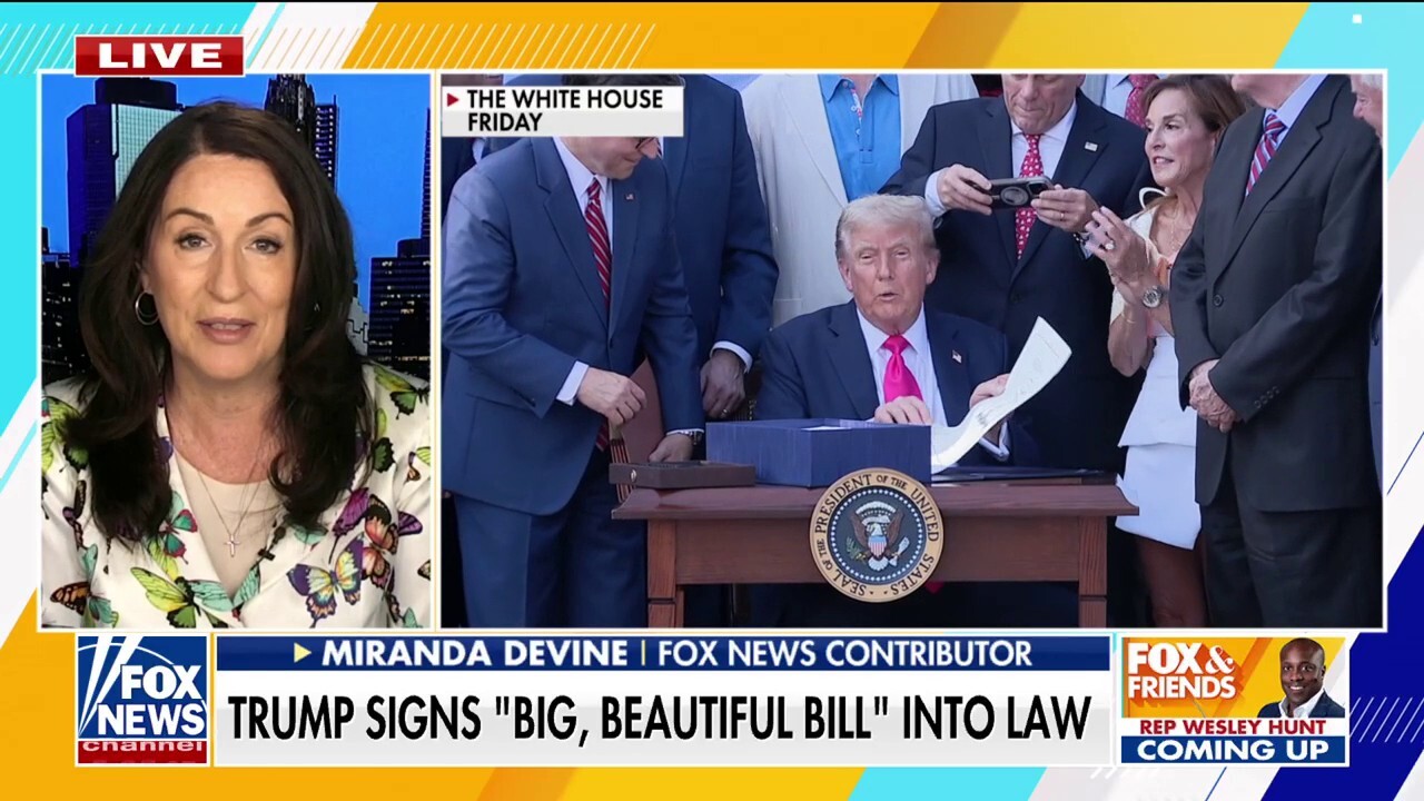 Signing of 'Big, beautiful bill' was 'quite a feat of diplomacy,' Miranda Devine says