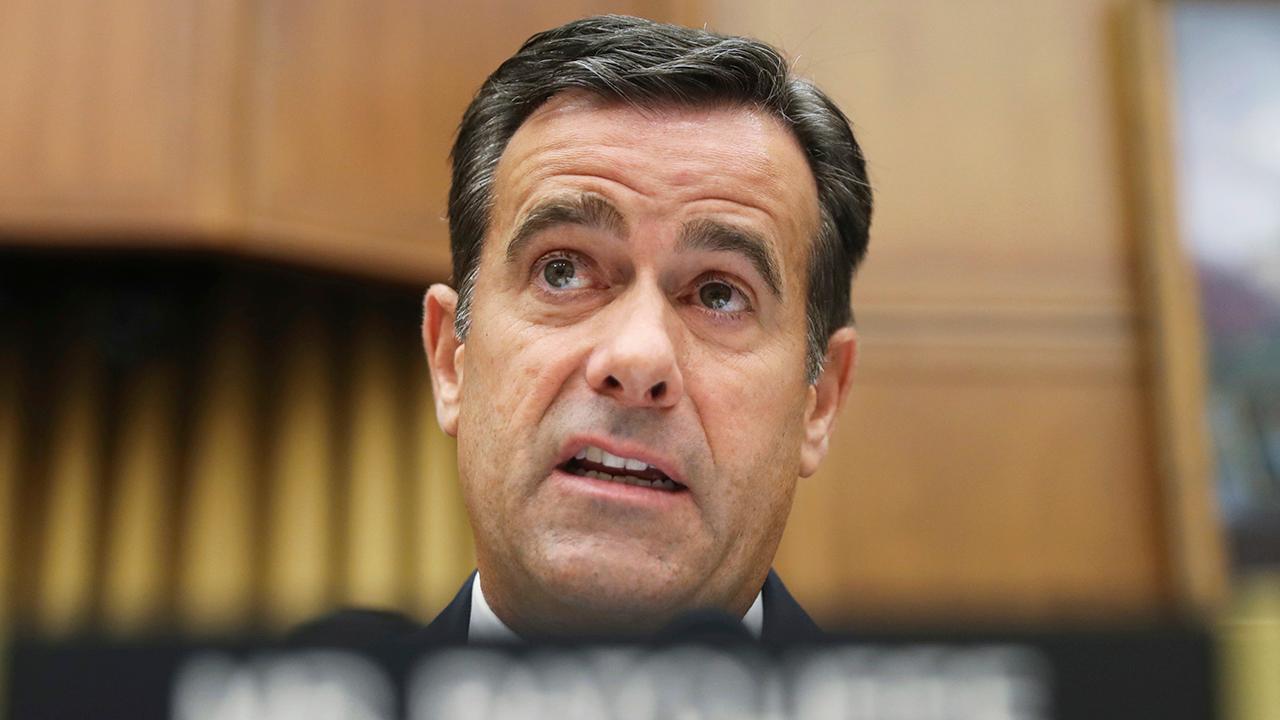President Trump says John Ratcliffe withdraws from consideration for DNI, will remain in Congress