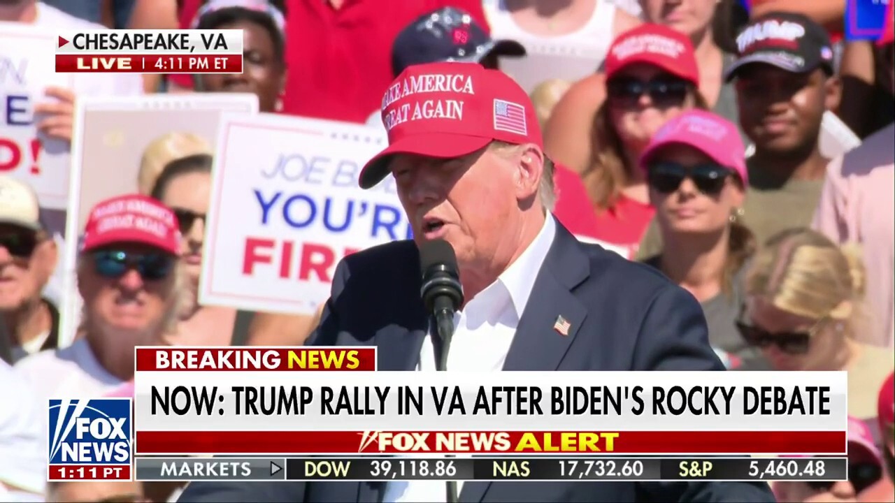  Trump says it's 'hard to believe' that Biden polls better than other Democrats