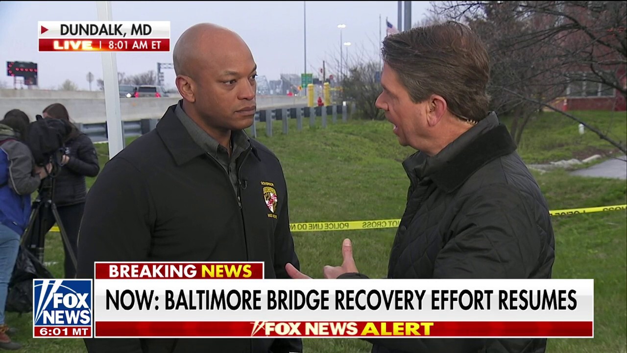 Maryland governor says no bodies recovered yet after Baltimore bridge collapse