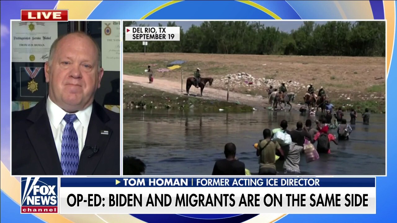 Tom Homan: Migrants suing Biden admin over ‘whipping’ allegations will use president’s words against him