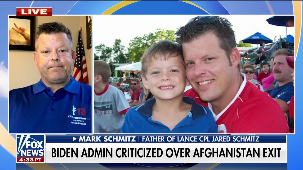 Gold Star father rips Biden for not recognizing fallen Afghanistan soldiers by name Disgusting Fox News Video