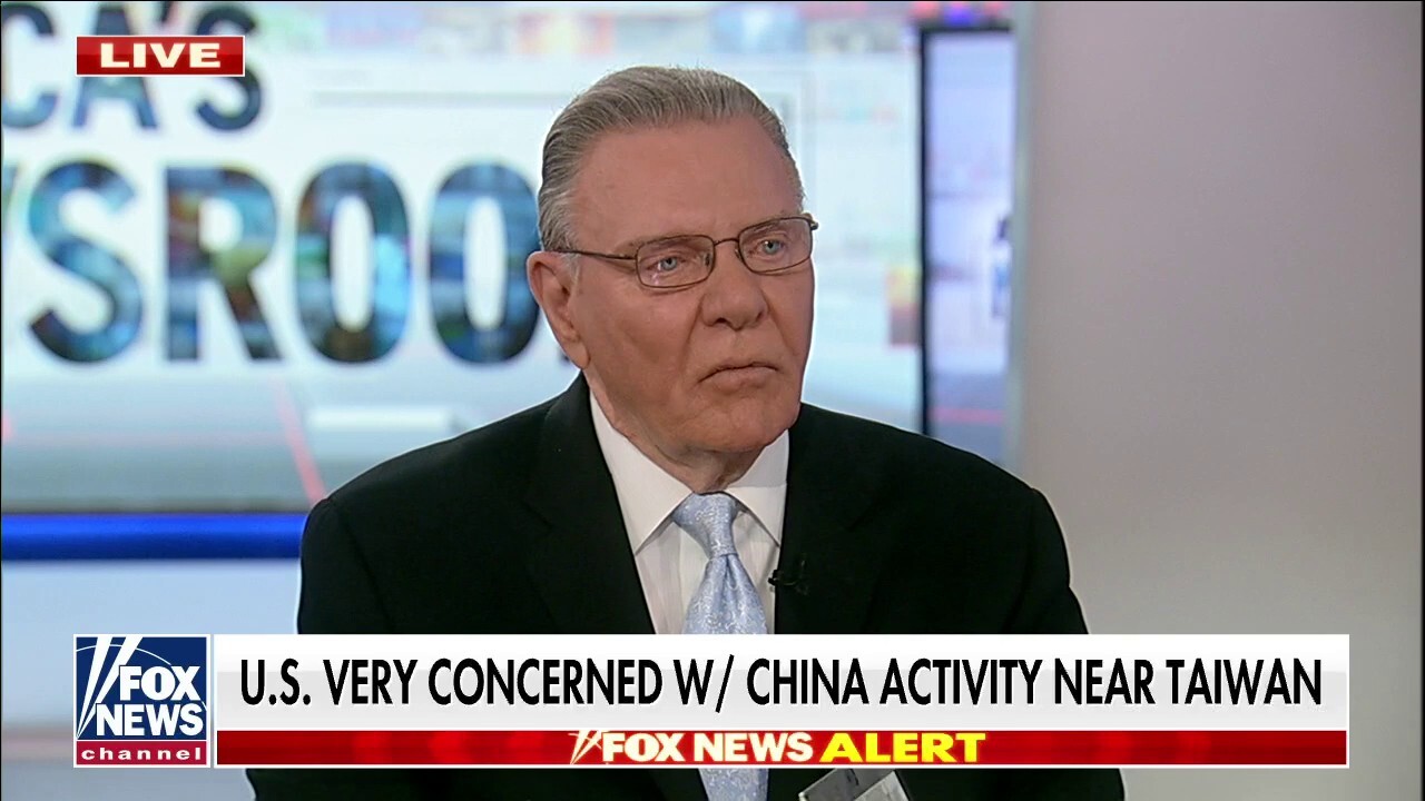 Gen. Keane: ‘Not sure’ US commitment to Taiwan is ‘rock solid’ after China military activity