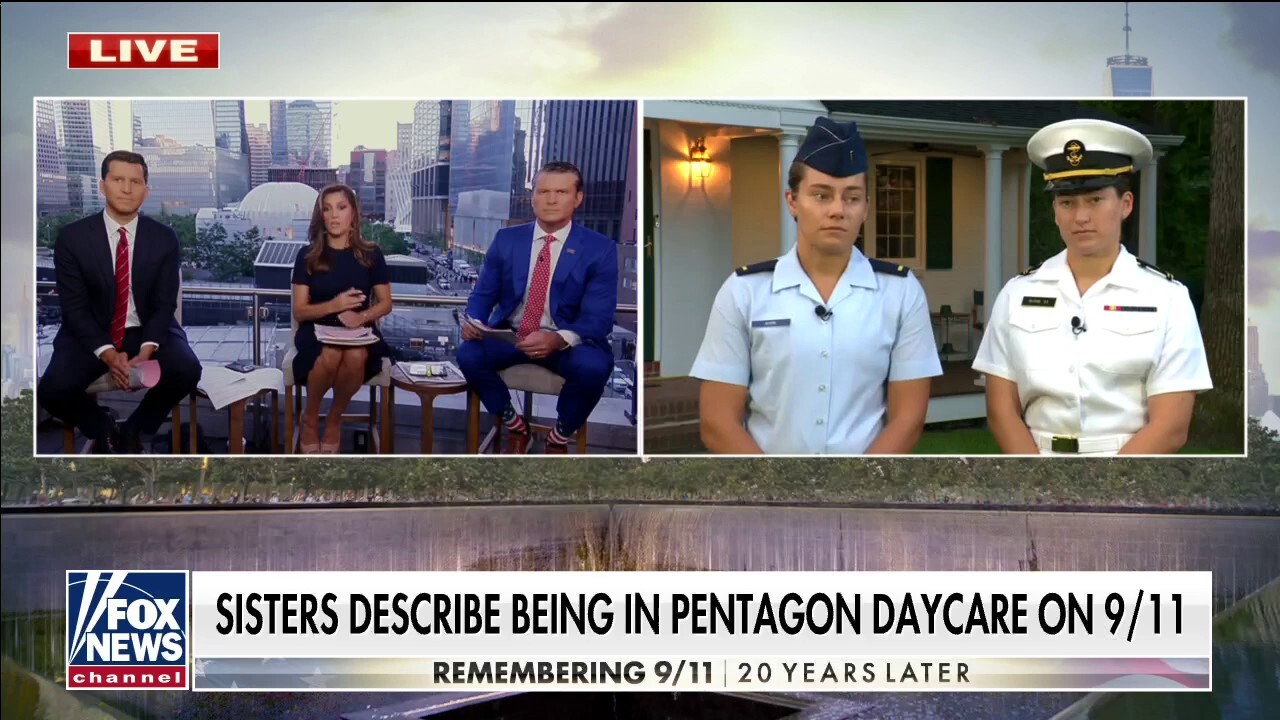 Sisters recall being in daycare at Pentagon when plane hit on 9/11