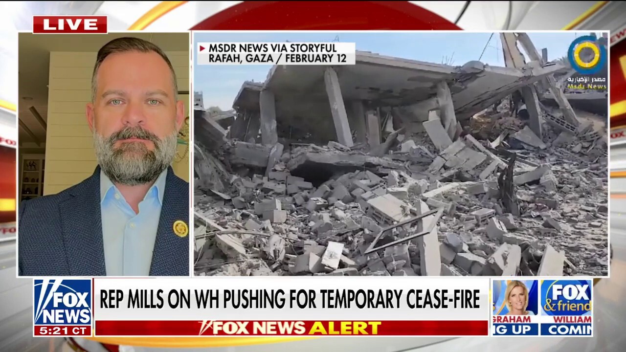 Rep. Mills on White House pushing for temporary Gaza cease-fire