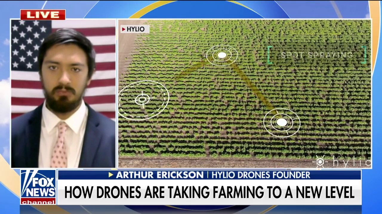 Drone invented to help cut costs, more efficiently care for crops