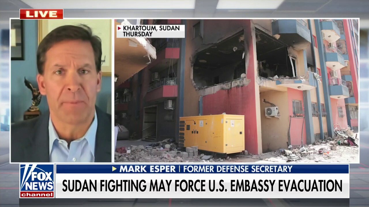 Sudan fighting will make evacuation of US embassy ‘complicated’: Mark Esper